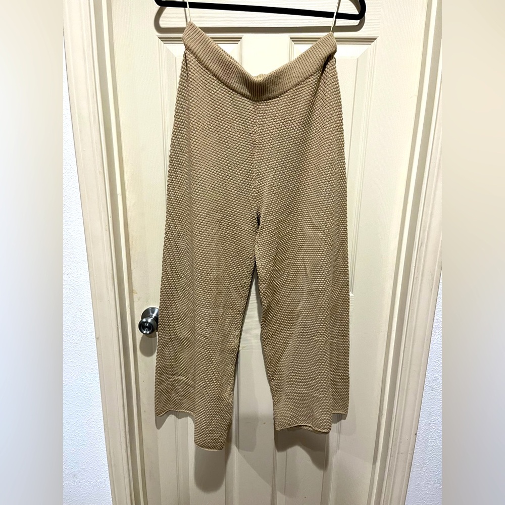 Crochet wide leg pants!